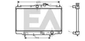 ElectroAuto 31R26025 - RADIADOR->APLICACION ORIGINAL HONDA