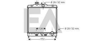 ElectroAuto 31R26040 - RADIADOR->APLICACION ORIGINAL HONDA