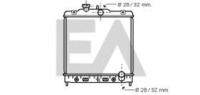 ElectroAuto 31R26043 - RADIADOR->APLICACION ORIGINAL HONDA