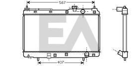 ElectroAuto 31R26053 - RADIADOR AGUA HONDA