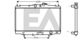 ElectroAuto 31R26054 - RADIADOR->APLICACION ORIGINAL HONDA