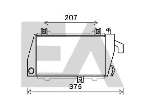 ElectroAuto 31R26094 - RADIADOR->APLICACION ORIGINAL HONDA