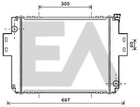 ElectroAuto 31R27007 - RADIADOR->APLICACION ORIGINAL TOYOT
