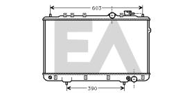 ElectroAuto 31R28003 - RADIADOR->APLICACION ORIGINAL HYUND