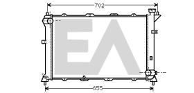 ElectroAuto 31R28005 - RADIADOR->APLICACION ORIGINAL HYUND