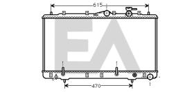 ElectroAuto 31R28008 - RADIADOR->APLICACION ORIGINAL HYUND
