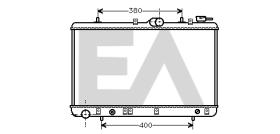 ElectroAuto 31R28009 - RADIADOR->APLICACION ORIGINAL HYUND