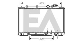 ElectroAuto 31R28012 - RADIADOR->APLICACION ORIGINAL HYUND