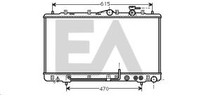 ElectroAuto 31R28013 - RADIADOR->APLICACION ORIGINAL HYUND