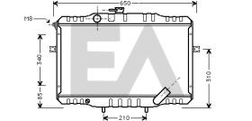 ElectroAuto 31R28022 - RADIADOR->APLICACION ORIGINAL HYUND