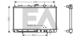 ElectroAuto 31R28024 - RADIADOR->APLICACION ORIGINAL HYUND