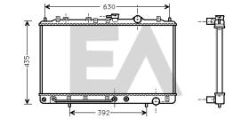 ElectroAuto 31R28026 - RADIADOR->APLICACION ORIGINAL HYUND