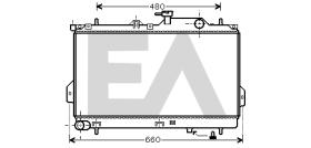 ElectroAuto 31R28032 - RADIADOR->APLICACION ORIGINAL HYUND