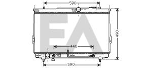 ElectroAuto 31R28039 - RADIADOR->APLICACION ORIGINAL HYUND