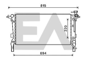 ElectroAuto 31R28074 - RADIADOR->APLICACION ORIGINAL HYUND