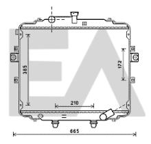 ElectroAuto 31R28076 - RADIADOR->APLICACION ORIGINAL HYUND