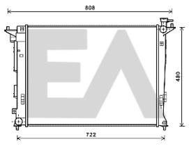 ElectroAuto 31R28085 - RADIADOR->APLICACION ORIGINAL HYUND