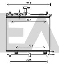 ElectroAuto 31R28087 - RADIADOR->APLICACION ORIGINAL HYUND