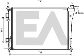 ElectroAuto 31R28090 - RADIADOR->APLICACION ORIGINAL HYUND