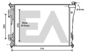 ElectroAuto 31R28092 - RADIADOR->APLICACION ORIGINAL HYUND
