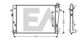 ElectroAuto 31R28094 - RADIADOR->APLICACION ORIGINAL HYUND