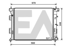 ElectroAuto 31R28096 - RADIADOR->APLICACION ORIGINAL HYUND