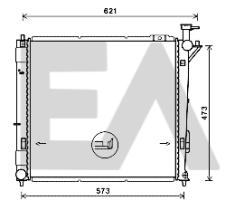 ElectroAuto 31R28098 - RADIADOR->APLICACION ORIGINAL HYUND