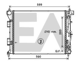 ElectroAuto 31R28099 - RADIADOR->APLICACION ORIGINAL HYUND