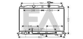 ElectroAuto 31R28138 - RADIADOR->APLICACION ORIGINAL HYUND