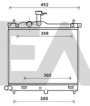 ElectroAuto 31R28143 - RADIADOR->APLICACION ORIGINAL HYUND