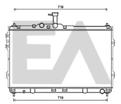 ElectroAuto 31R28147 - RADIADOR->APLICACION ORIGINAL HYUND