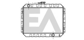 ElectroAuto 31R29003 - RADIADOR->APLICACION ORIGINAL ISUZU