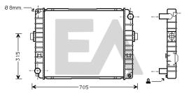ElectroAuto 31R30004 - RADIADOR->APLICACION ORIGINAL IVECO