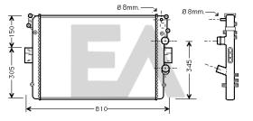 ElectroAuto 31R30047 - RADIADOR->APLICACION ORIGINAL IVECO