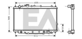 ElectroAuto 31R36003 - RADIADOR->APLICACION ORIGINAL KIA