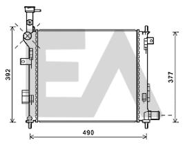 ElectroAuto 31R36057 - RADIADOR->APLICACION ORIGINAL KIA
