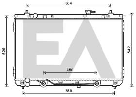 ElectroAuto 31R36061 - RADIADOR->APLICACION ORIGINAL KIA
