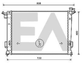 ElectroAuto 31R36063 - RADIADOR->APLICACION ORIGINAL HYUND