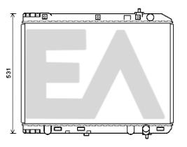 ElectroAuto 31R36064 - RADIADOR->APLICACION ORIGINAL KIA