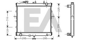 ElectroAuto 31R36069 - RADIADOR->APLICACION ORIGINAL KIA