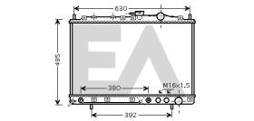 ElectroAuto 31R36073 - RADIADOR->APLICACION ORIGINAL KIA