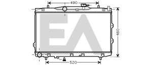 ElectroAuto 31R36079 - RADIADOR->APLICACION ORIGINAL KIA