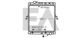 ElectroAuto 31R45047 - RADIADOR->APLICACION ORIGINAL MERCE