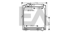 ElectroAuto 31R45051 - RADIADOR->APLICACION ORIGINAL MERCE
