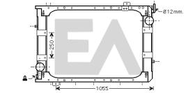 ElectroAuto 31R45054 - RADIADOR->APLICACION ORIGINAL MERCE