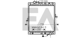 ElectroAuto 31R45058 - RADIADOR->APLICACION ORIGINAL MERCE