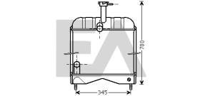 ElectroAuto 31R46009 - RADIADOR->APLICACION ORIGINAL MASSE