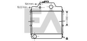 ElectroAuto 31R46014 - RADIADOR->APLICACION ORIGINAL MASSE