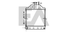 ElectroAuto 31R46017 - RADIADOR->APLICACION ORIGINAL MASSE