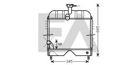 ElectroAuto 31R46021 - RADIADOR->APLICACION ORIGINAL MASSE
